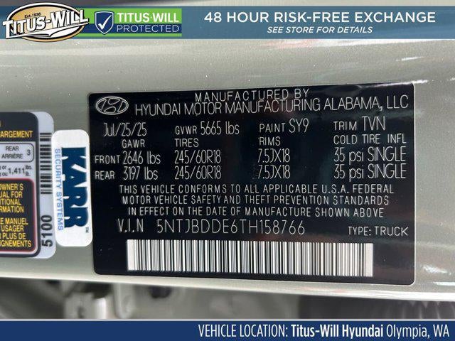 2026 Hyundai Santa Cruz SEL AWD