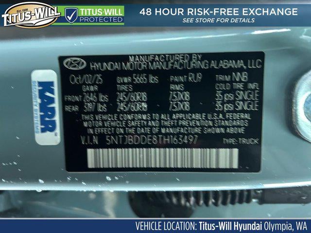 2026 Hyundai Santa Cruz SEL AWD