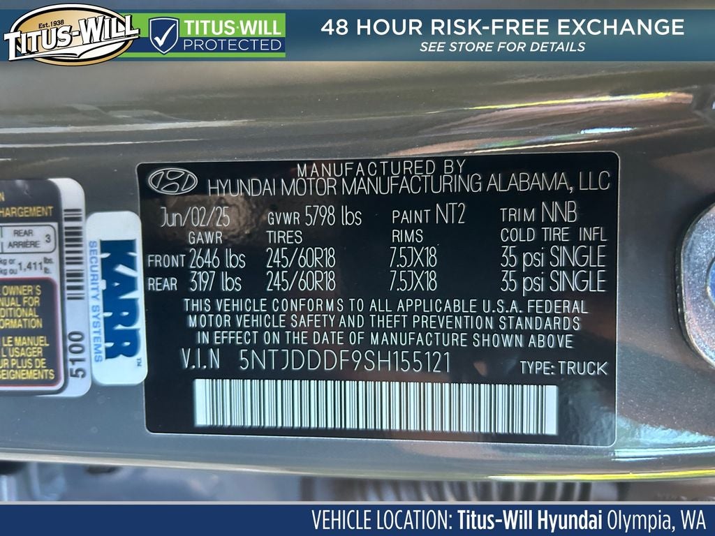 2025 Hyundai Santa Cruz XRT