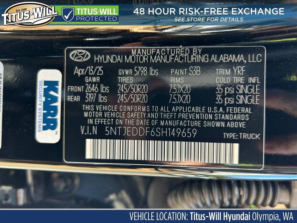 2025 Hyundai Santa Cruz Limited