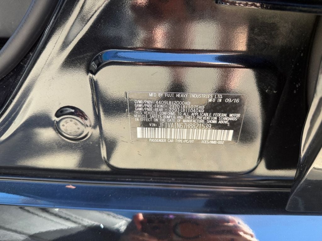 2017 Subaru WRX Limited