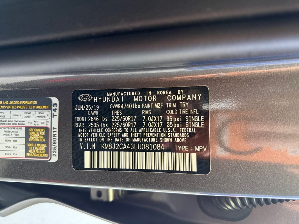 2020 Hyundai Tucson SE