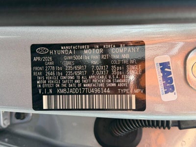 2026 Hyundai Tucson Hybrid Blue