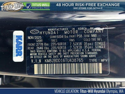 2026 Hyundai Tucson Hybrid SEL AWD