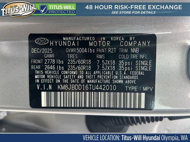 2026 Hyundai Tucson Hybrid SEL AWD