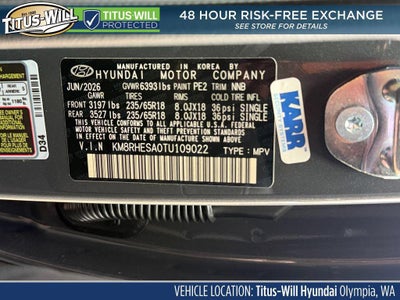 2026 Hyundai Palisade Hybrid SEL Premium 7P