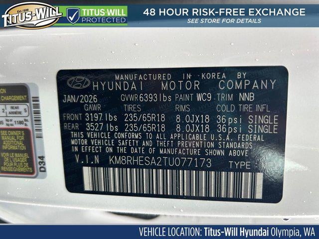 2026 Hyundai Palisade Hybrid SEL Premium 7P