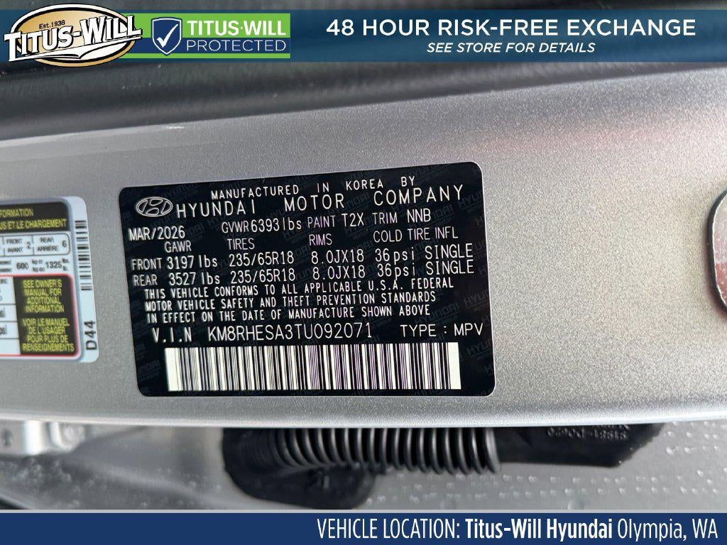 2026 Hyundai Palisade Hybrid SEL Premium 8P