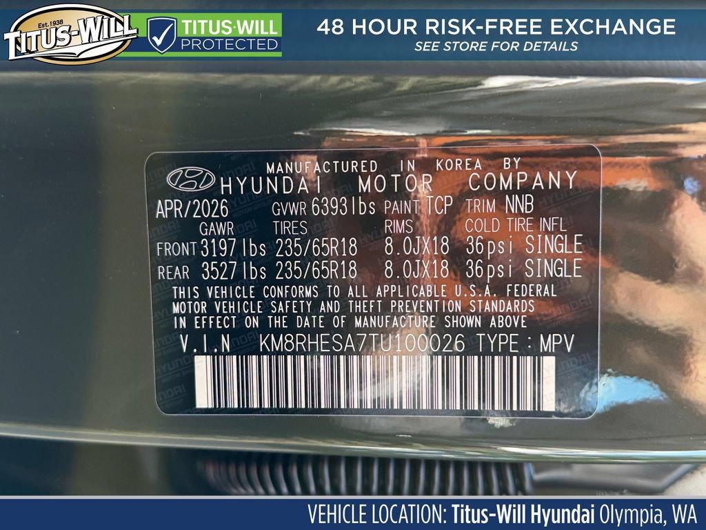 2026 Hyundai Palisade Hybrid SEL Premium 8P