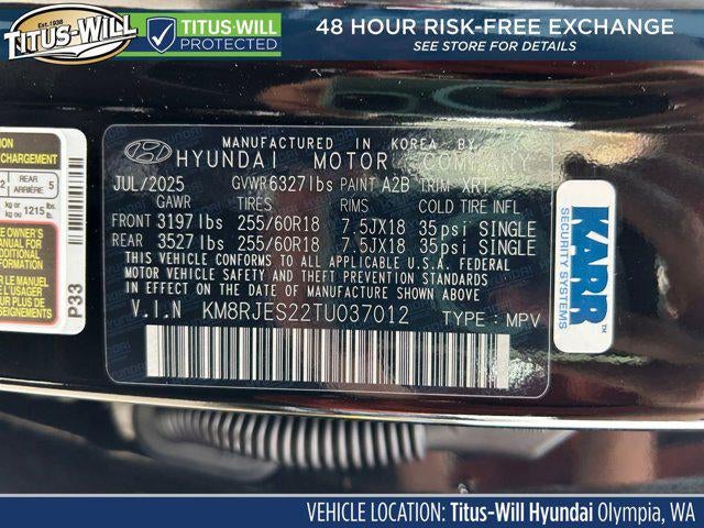 2026 Hyundai Palisade XRT Pro