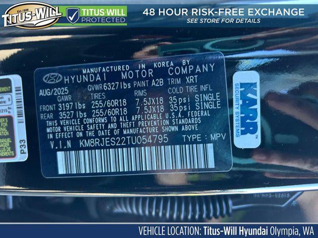 2026 Hyundai Palisade XRT Pro