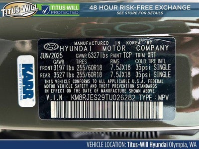 2026 Hyundai Palisade XRT Pro