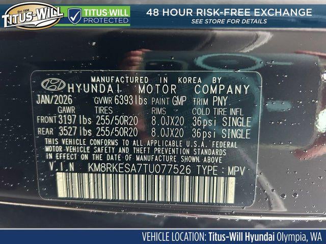 2026 Hyundai Palisade Hybrid Limited