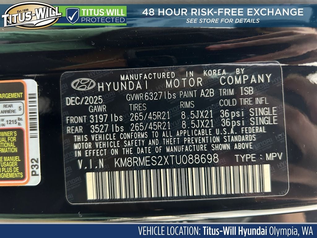 2026 Hyundai Palisade Calligraphy