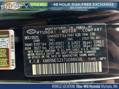 2026 Hyundai Palisade Calligraphy AWD