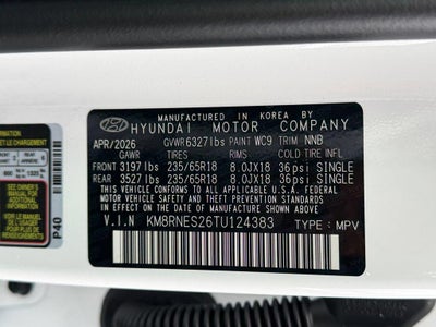 2026 Hyundai Palisade SEL Premium AWD