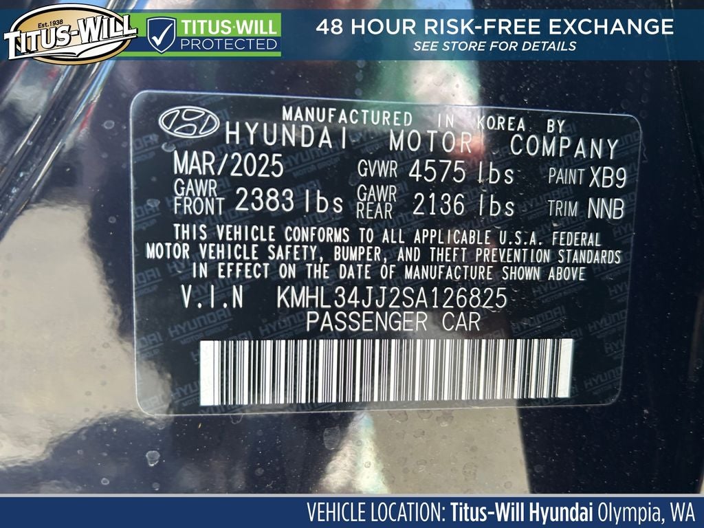 2025 Hyundai Sonata Hybrid SEL