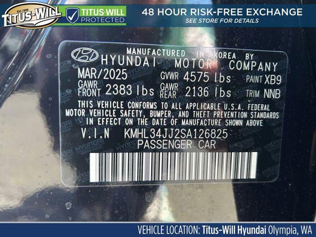 2025 Hyundai Sonata Hybrid SEL