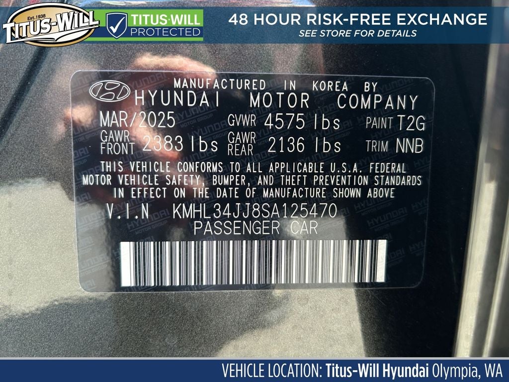 2025 Hyundai Sonata Hybrid SEL