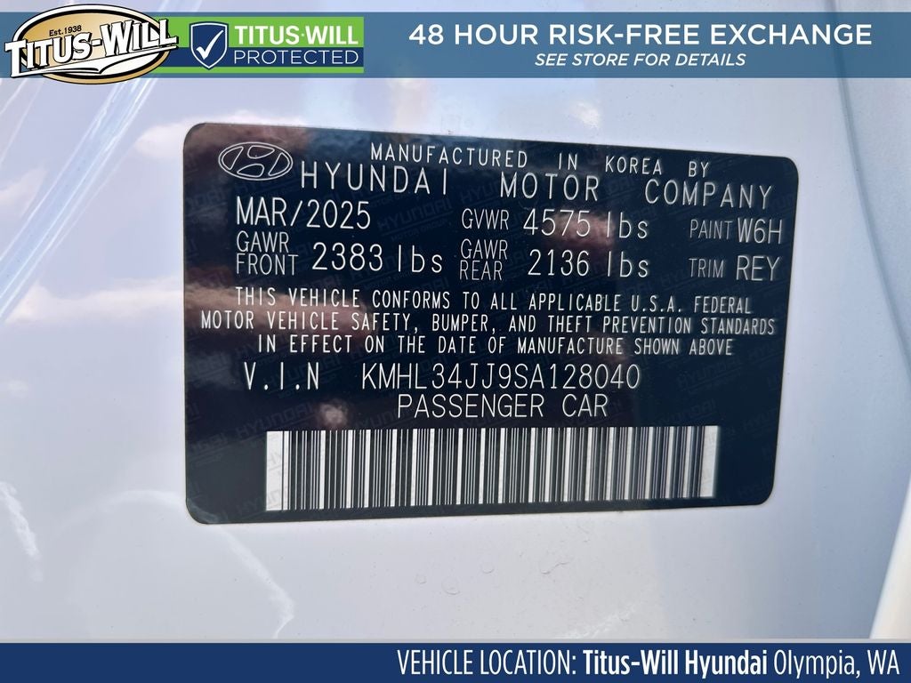 2025 Hyundai Sonata Hybrid SEL