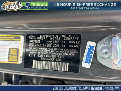 2026 Hyundai Elantra SE
