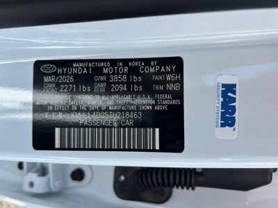 2026 Hyundai Elantra SE