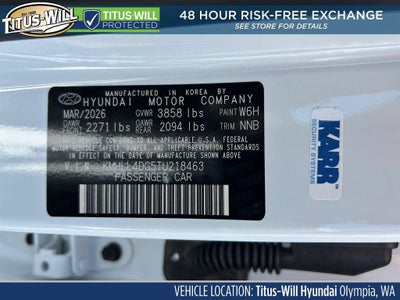 2026 Hyundai Elantra SE