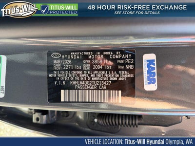 2026 Hyundai Elantra SEL Sport