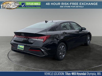 2026 Hyundai Elantra Hybrid Blue