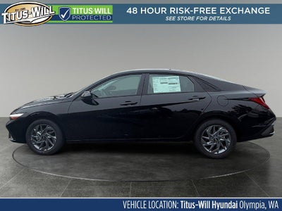 2026 Hyundai Elantra Hybrid Blue