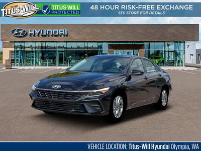 2026 Hyundai Elantra Hybrid Blue
