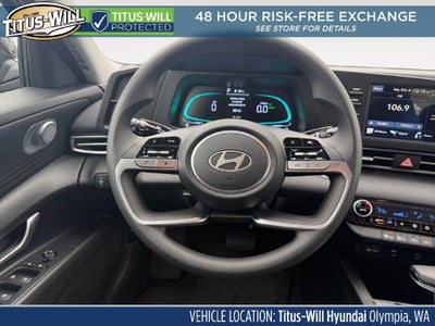 2026 Hyundai Elantra Hybrid Blue