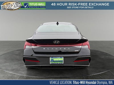 2026 Hyundai Elantra Hybrid Blue