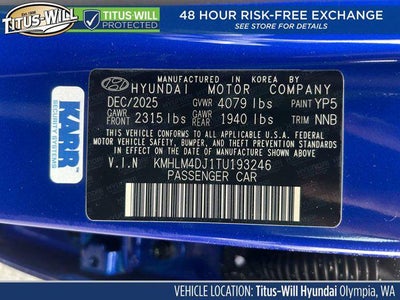 2026 Hyundai Elantra Hybrid SEL Sport