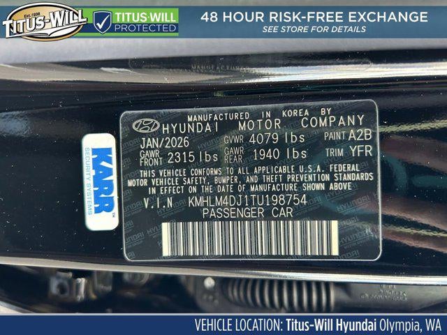 2026 Hyundai Elantra Hybrid Blue