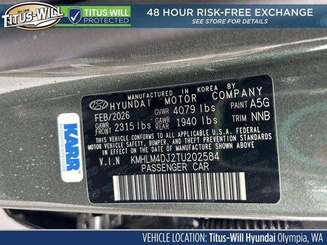 2026 Hyundai Elantra Hybrid Blue