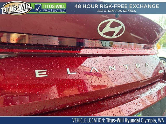 2026 Hyundai Elantra Hybrid Blue