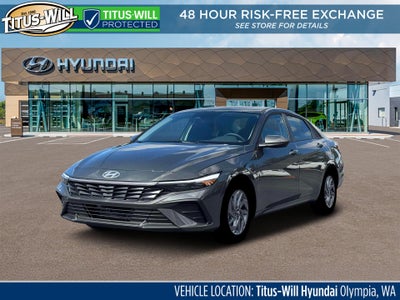 2026 Hyundai Elantra Hybrid Blue