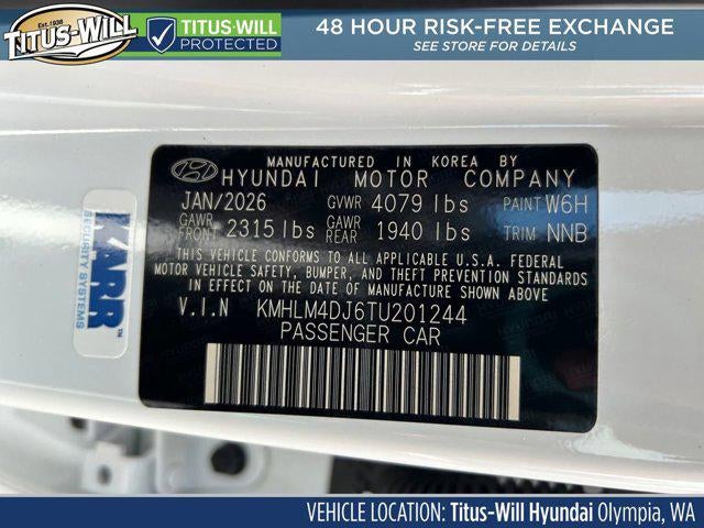 2026 Hyundai Elantra Hybrid Blue
