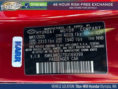 2025 Hyundai Elantra Hybrid SEL Sport