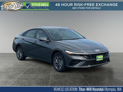 2026 Hyundai Elantra Hybrid Blue