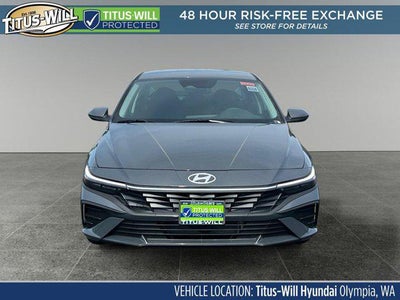 2026 Hyundai Elantra Hybrid Blue