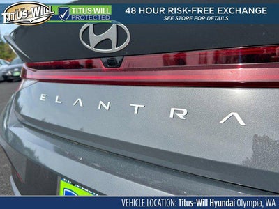 2026 Hyundai Elantra Hybrid Blue