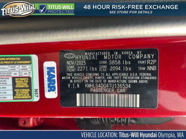 2026 Hyundai Elantra SEL Sport Premium