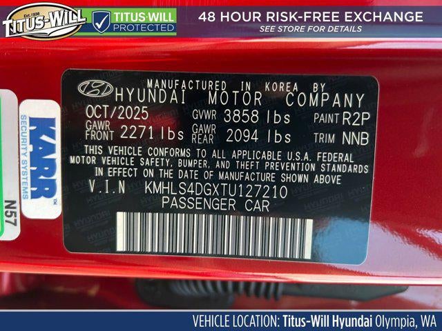 2026 Hyundai Elantra SEL Sport Premium