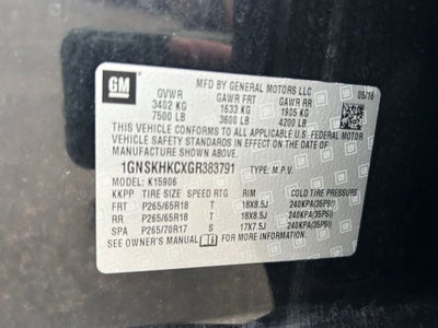 2016 Chevrolet Suburban LT