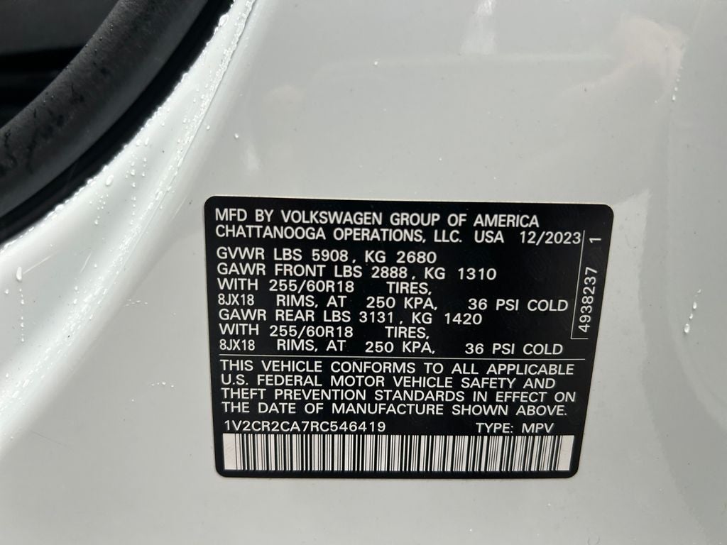 2024 Volkswagen Atlas 2.0T Peak Edition SE w/Technology