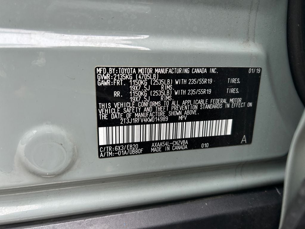 2019 Toyota RAV4 Adventure