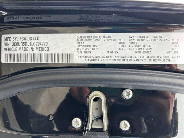 2020 RAM 2500 Big Horn 1 Owner Local Trade In