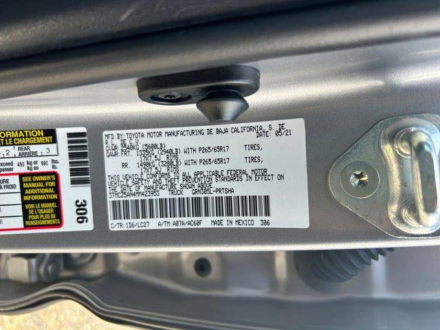 2021 Toyota TACOMA TRD SPORT TRD Sport V6
